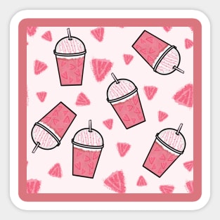 Strawberry Milkshake Dreams Sticker